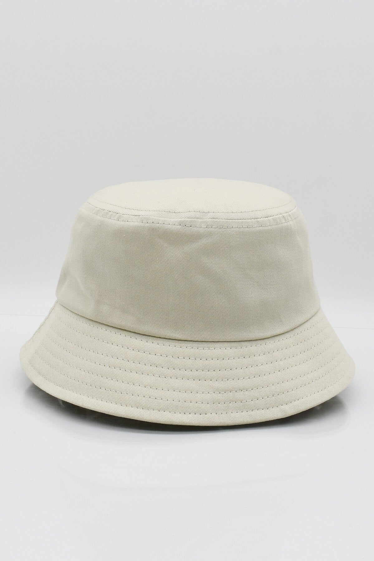 Pamuk Ekru Bucket Şapka