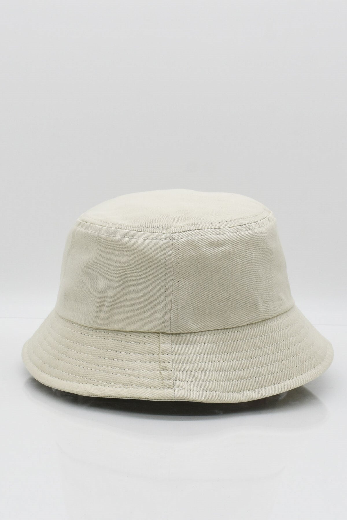 Pamuk Ekru Bucket Şapka