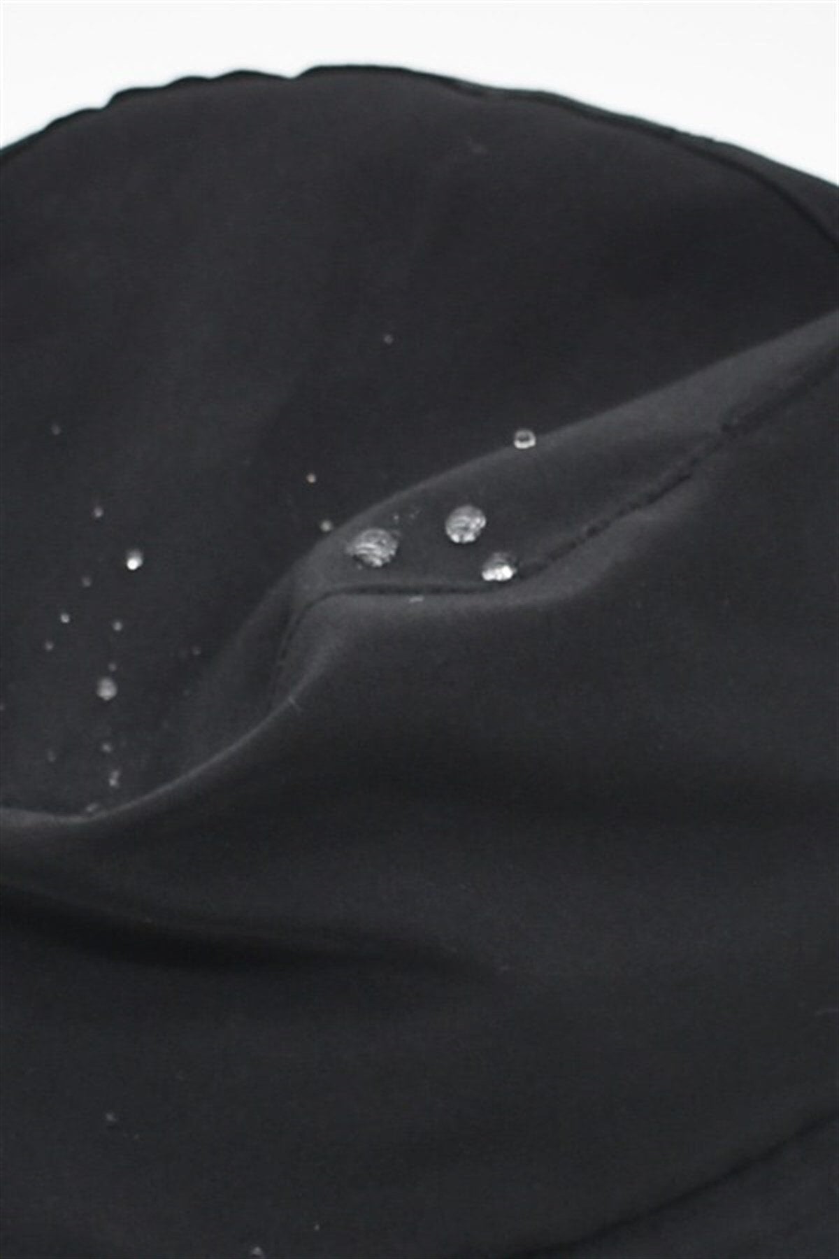 Su Geçirmez Siyah Bucket Şapka