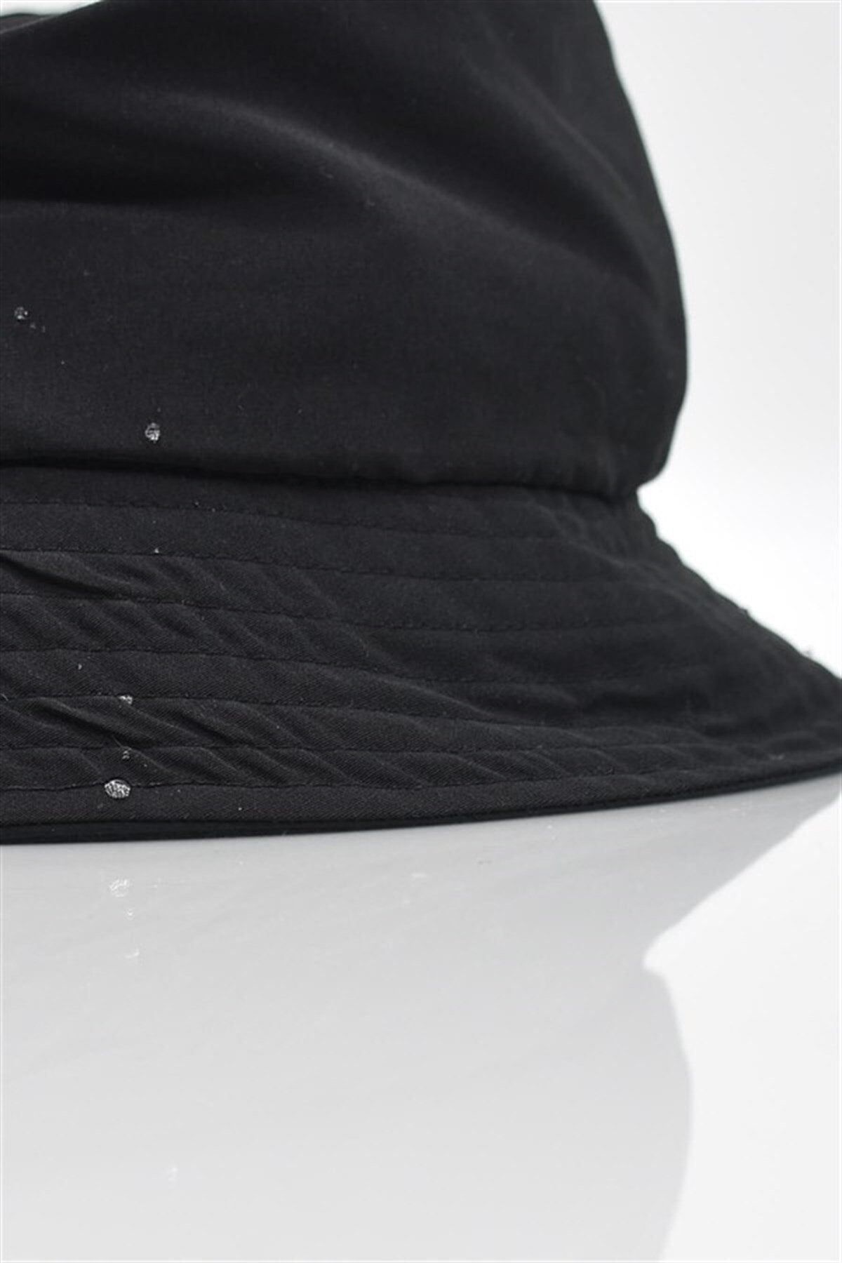 Su Geçirmez Siyah Bucket Şapka