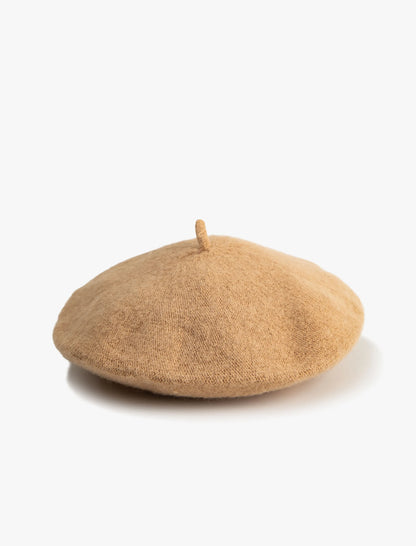 Bej Yünlü Ressam Beresi