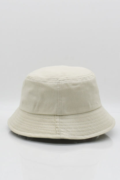 Pamuk Ekru Bucket Şapka
