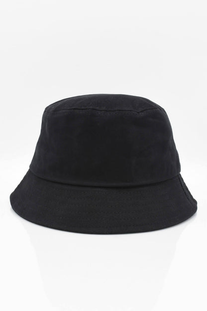Pamuk Siyah Erkek Bucket Şapka