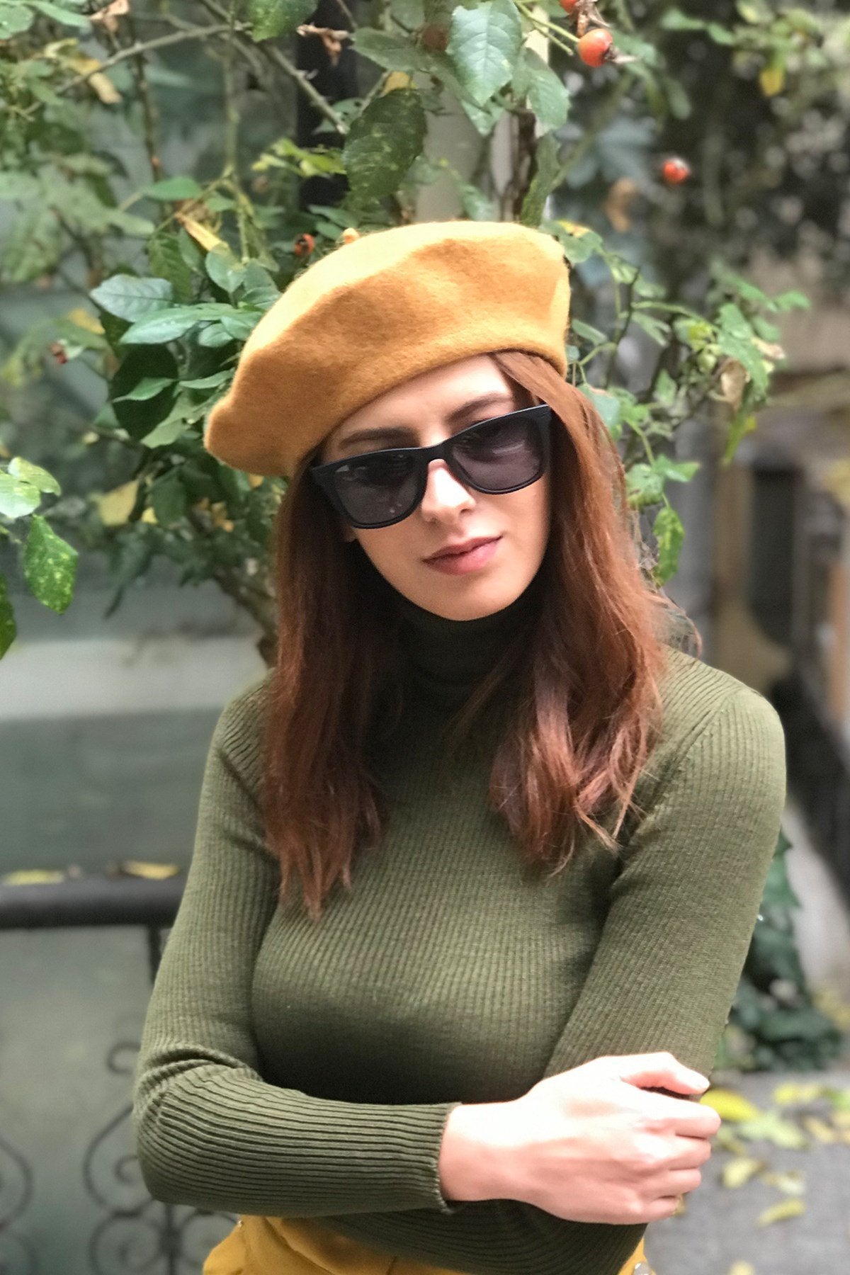 Hardal Yünlü Ressam Beresi