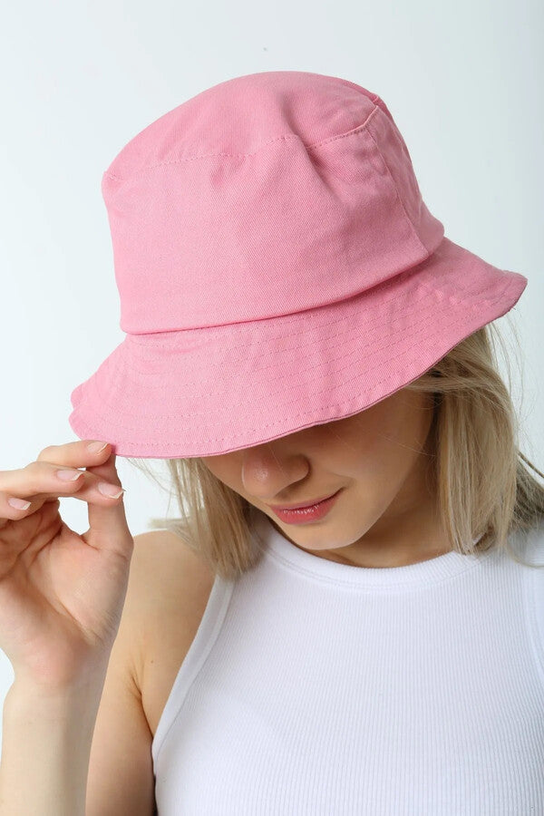 Pamuk Pudra Bucket Şapka